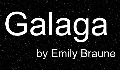 play Galaga by Emily